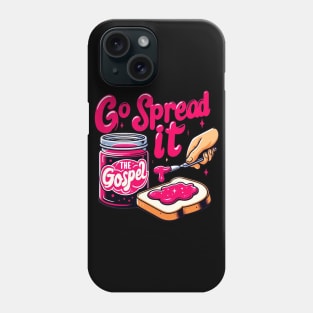 Motivational Spread the Gospel Inspiration Retro Cute Phone Case