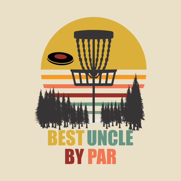 Disc Golf Best Uncle by Wooly Bear Designs