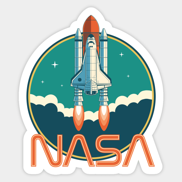 Retro NASA Space Logo