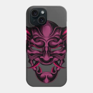 PURPLE DEMON MASK Phone Case