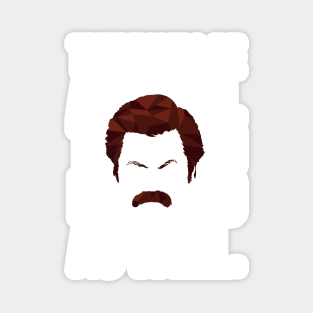 Ron Swanson There Will Be Alcohol There Magnet