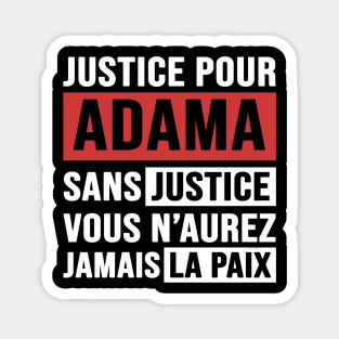 Justice Pour ADAMA Magnet