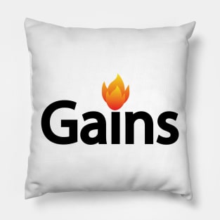 Gains typography design Pillow