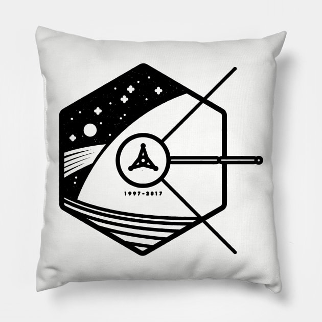 Cassini-Huygens Pillow by Gintron
