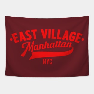 East Village Manhattan - NYC Minimal Logo Tapestry