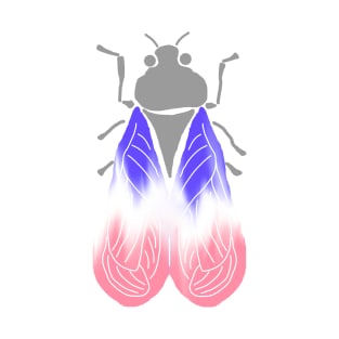 Trans-Winged Cicada T-Shirt