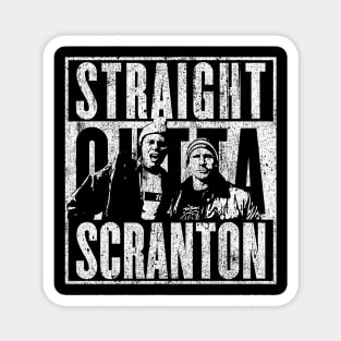 vintage straight  outta scranton Magnet