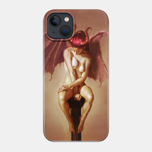 Demon girl - Fantasy - Phone Case