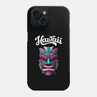 Hawaiian tiki design Phone Case