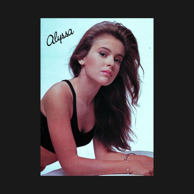 alyssa milano stickers by Pop-clothes