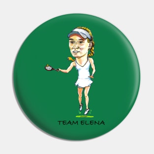 Elena Rybakina caricature Pin