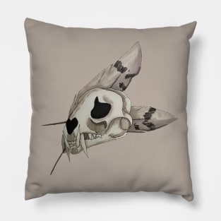 Leopard skull Pillow