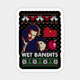 the wet bandits ugly sweater Magnet