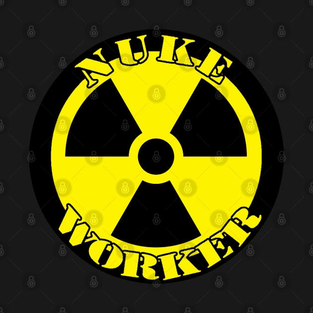 Nuke Worker by  The best hard hat stickers 