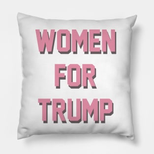 Women For Trump 2020 Pillow