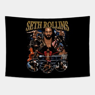 Seth Rollins Vintage Bootleg Tapestry
