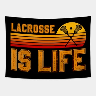 Lacrosse Is Life Tapestry