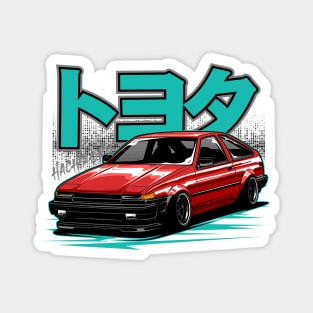 Red AE86 Trueno Magnet