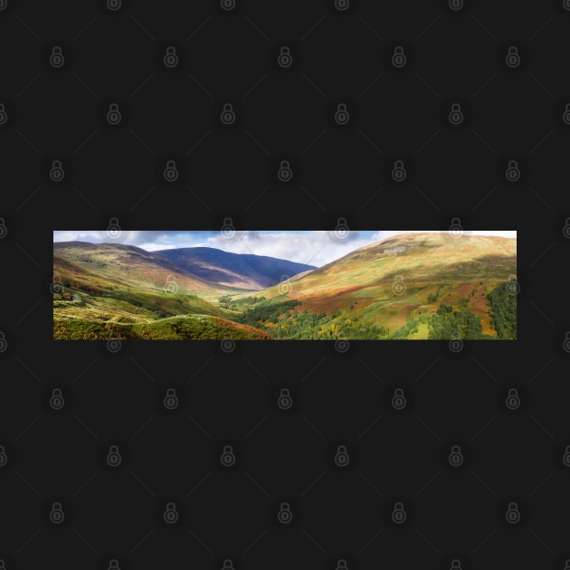 Panorama of Glen Roy in the Highlands of Scotland by Dolfilms