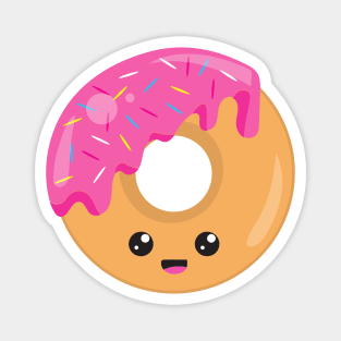 Kawaii Donut, Pink Donut, Doughnut, Sprinkles Magnet