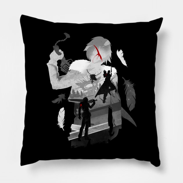 Gunblade Rivals Pillow by HyperTwenty
