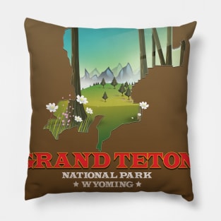 Grand Teton National Park Pillow