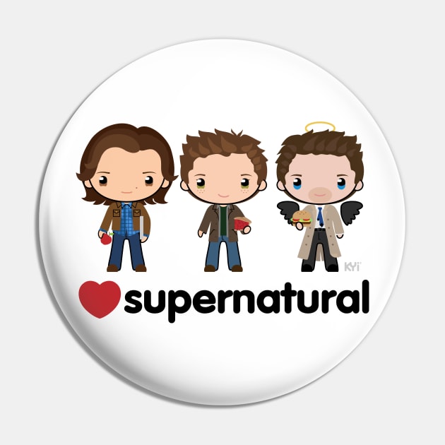 Love Supernatural Pin by KYi