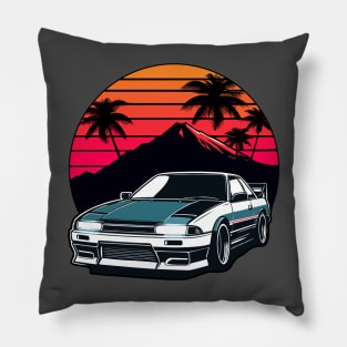 JDM car Japanese Retro Car Racing Drifting Legend Tuning Pillow