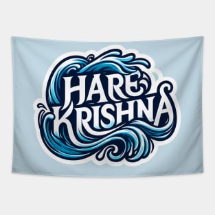 Ocean Wave Hare Krishna Tapestry