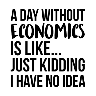 A Day Without economics T-Shirt