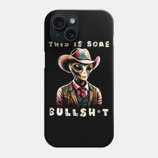 Alien Wrangler: Cosmic Cowboy T-Shirt Phone Case