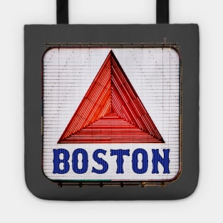 Boston sign Tote