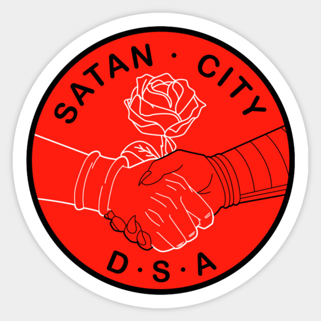 Satan City Dsa Guest Design Dragon Ball Sticker Teepublic