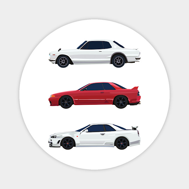 Download Minimalist Skyline Gt R Generation Skyline Gtr R34 Magnet Teepublic