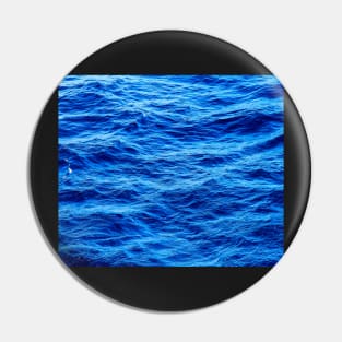 Blue Ocean Waves Pin