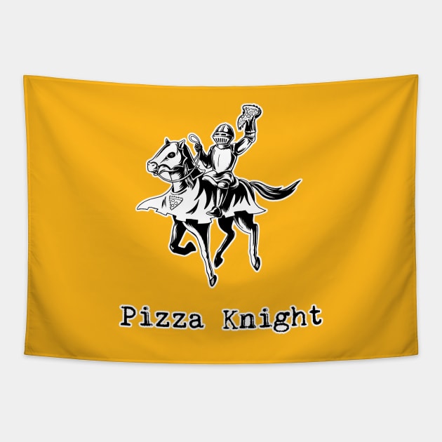 Pizza Knight Tapestry by lupi