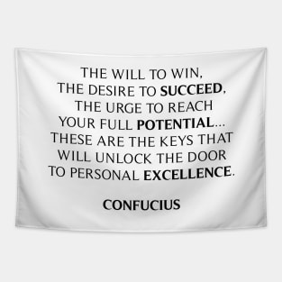 Confucius Quote Tapestry