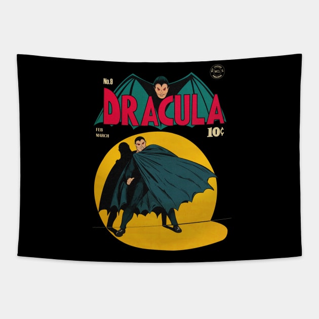 Dracula comic Tapestry by wet_chicken_lip