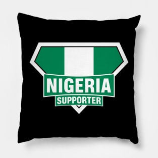 Nigeria Super Flag Supporter Pillow