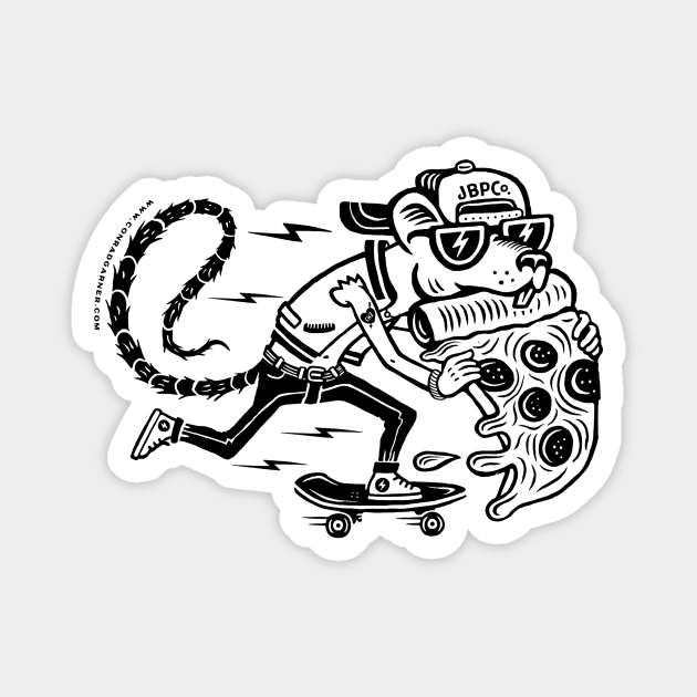 PIZZA RAT Magnet by ConradGarner