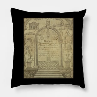 Masonic Invitation Pillow