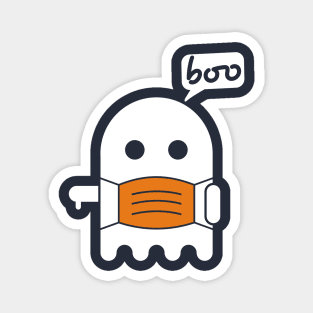 Boo Ghost Halloween Magnet