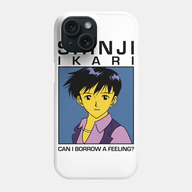 Shinji Ikari /// Can I Borrow A Feeling? Phone Case by DankFutura