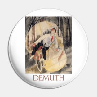 Vaudeville, The Bicycle Rider by Charles Demuth Pin