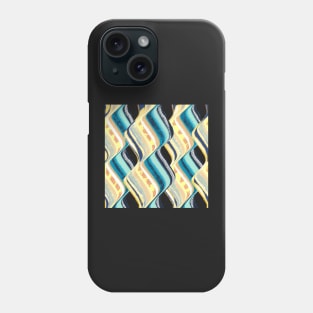 Ribbillion Pattern | Waves of Digitally Illustrated Bright Beachy Colors Phone Case