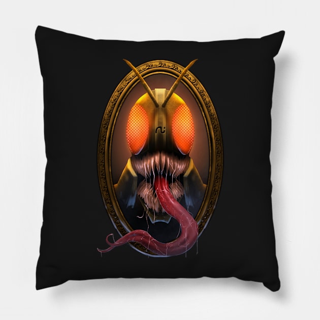 Kamen Rider Symbiote Pillow by ruangsempit