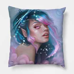 Princess on the rainbow Pillow