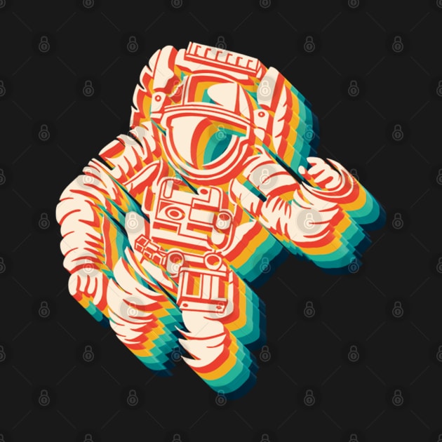 Spaceman - Spaceman Retro by Kudostees