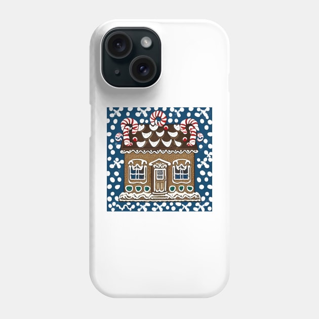 Gingerbreadhouse Phone Case by FineArtworld7