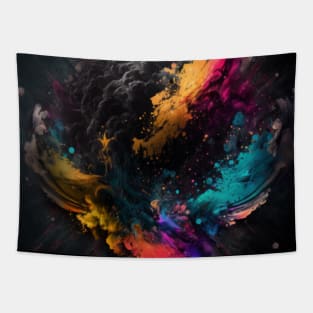 Color explosion, Colorful, With pattern, Space Tapestry